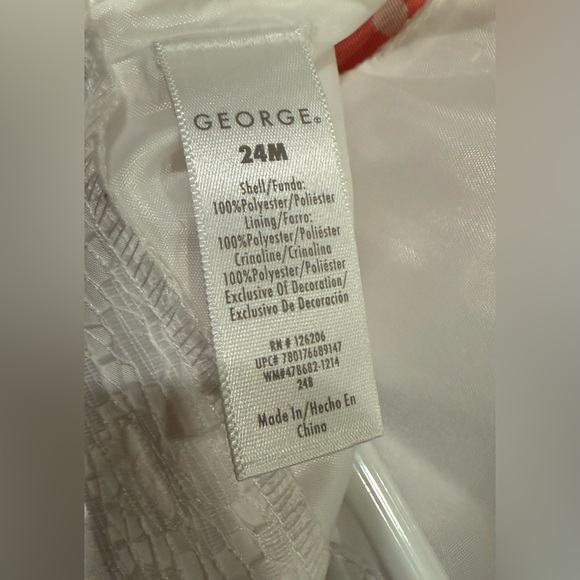 Set of Three Girls' Holiday Dresses in Pink and White - Picture 6 of 7